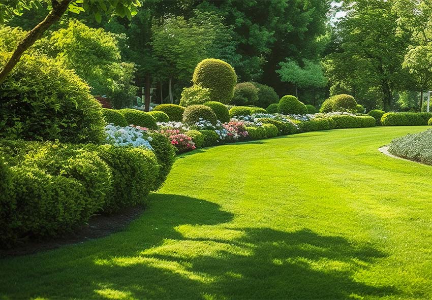 design av sommarträdgård