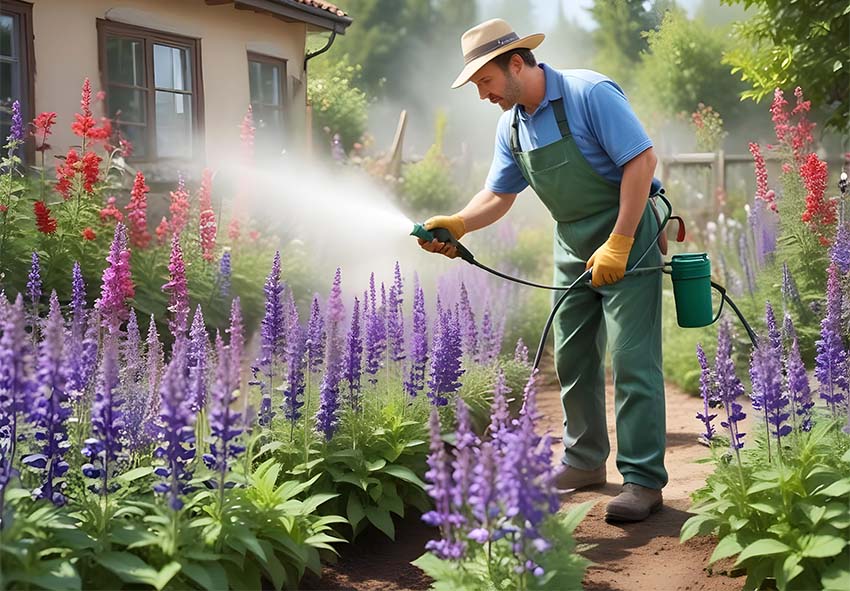 Salvia chemische behandelingen