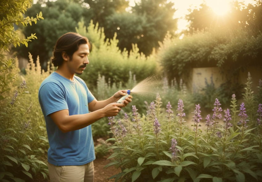 Beheer van plagen en ziekten bij Salvia