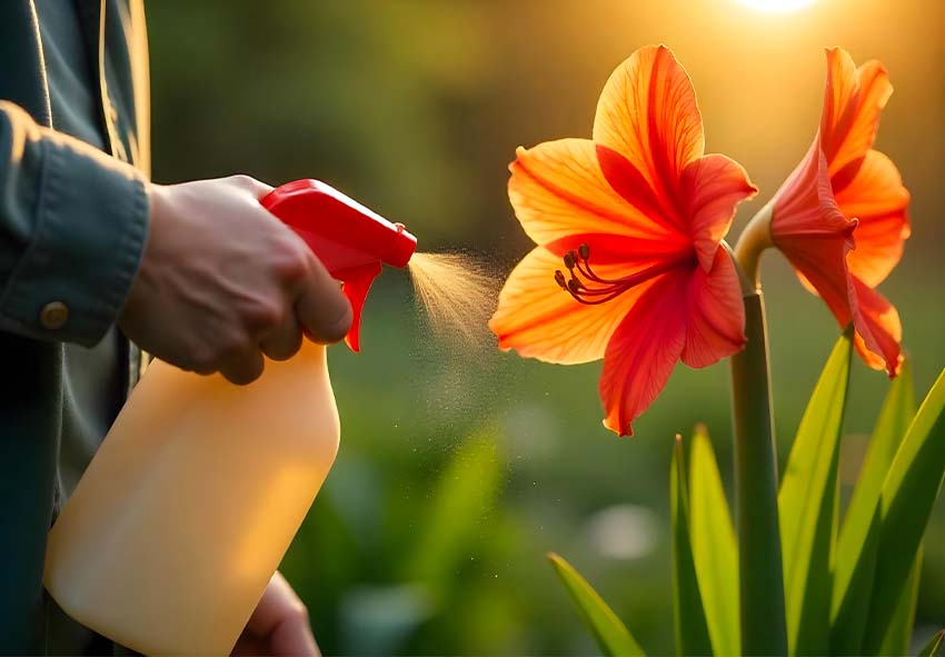 naturlige midler mod Amaryllis-skadegørere