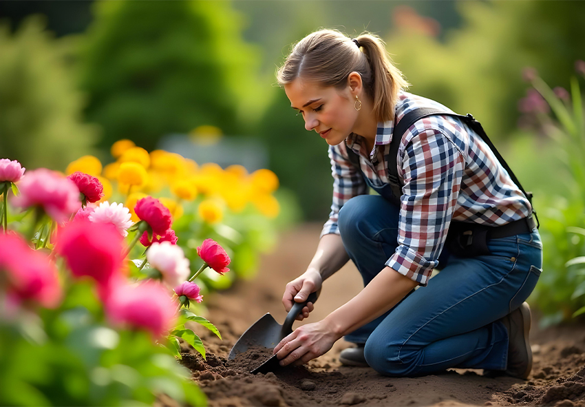 planting peonies