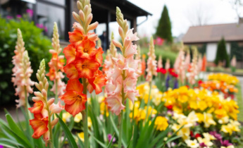 Gladioli in Garden Design: Creating Striking and Elegant Landscapes