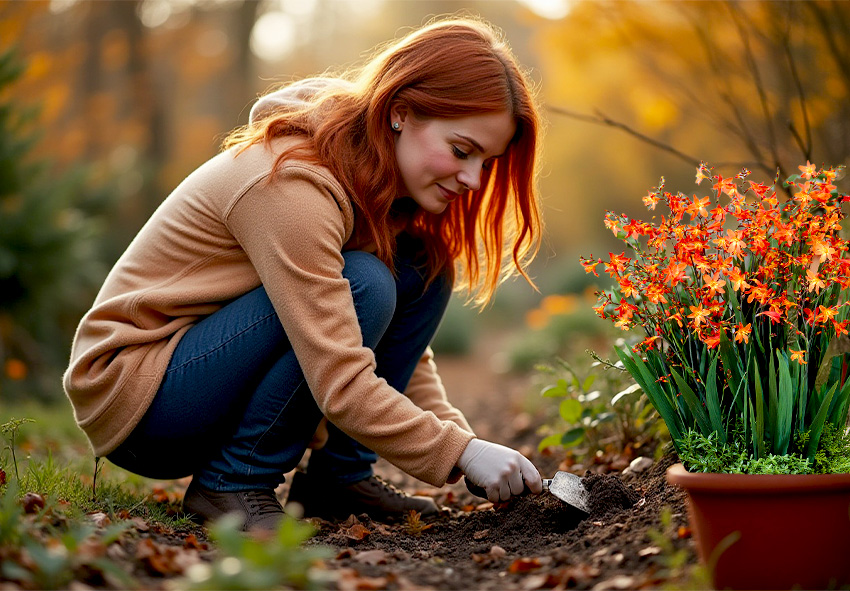 planting crocosmia bulbs