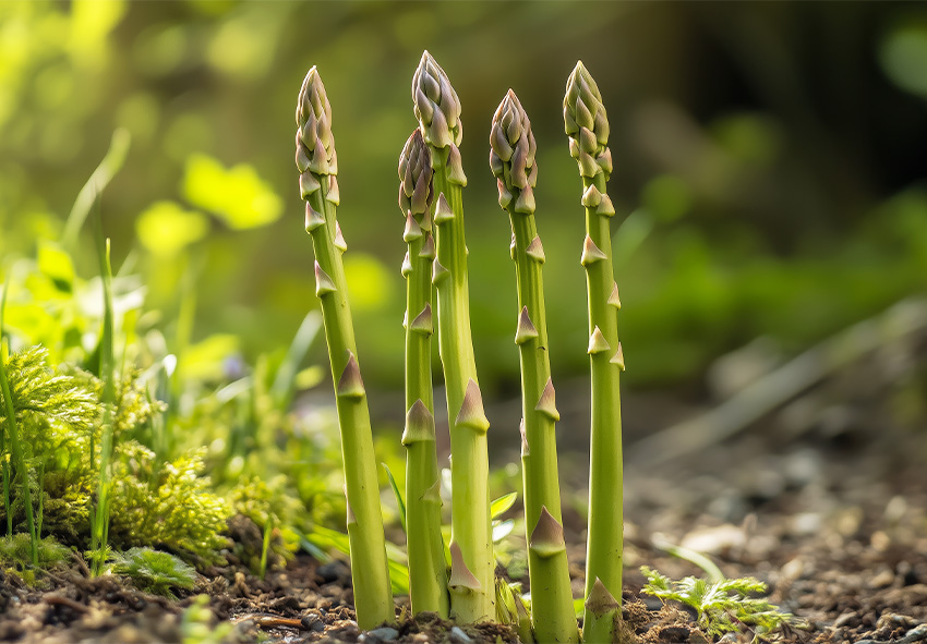 Cuidados com os espargos ao longo das estações