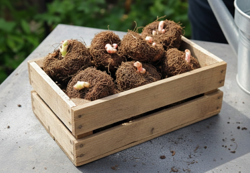 Hoe plant je gloxinia-knollen?