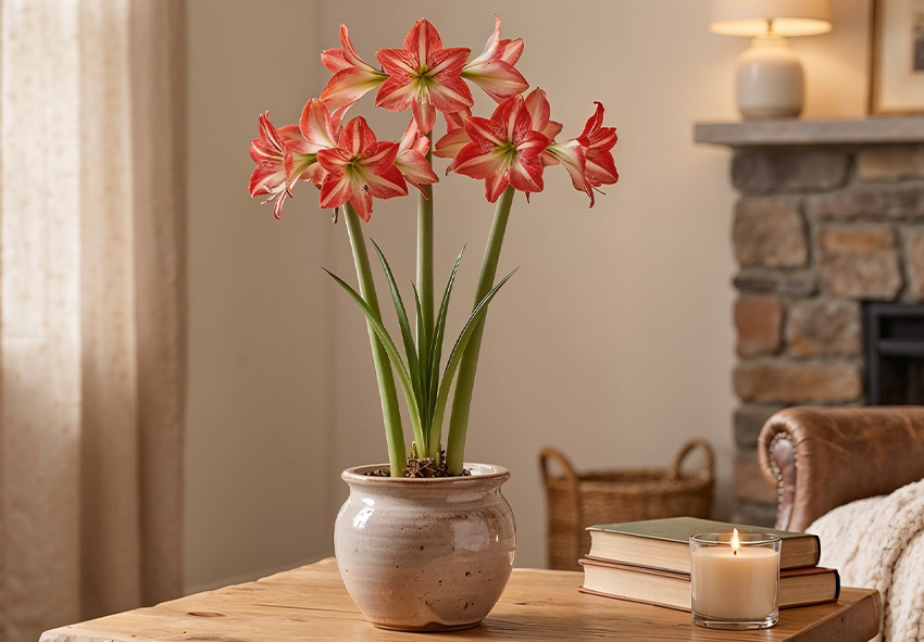 order small flowering amaryllis bulbs online from Holland