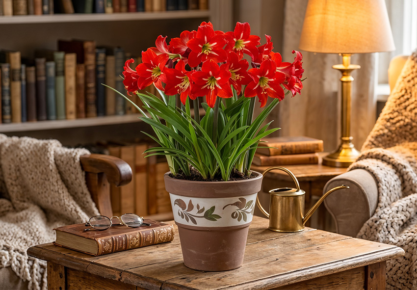 How to Plant Small Flowering Amaryllis Bulbs