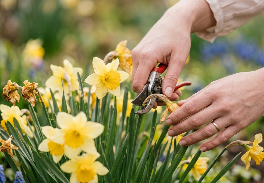 Fjernelse af visne blomster Forbered planterne til næste sæson uden at grave dem op