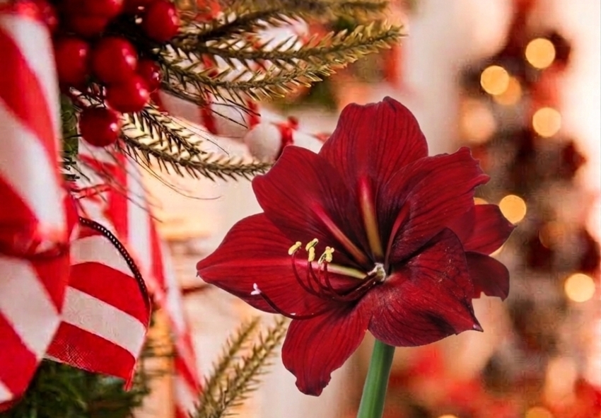 When to Plant Amaryllis for Christmas Blooms
